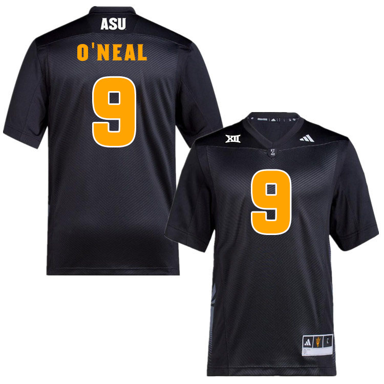 #9 Elijah O'Neal Arizona State Sun Devils College Football Jerseys Stitched-Black